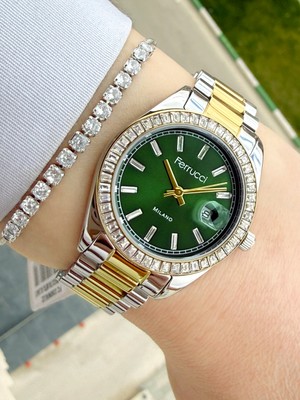 Ferrucci Kadın Kol Saati ve Hediye Bileklik