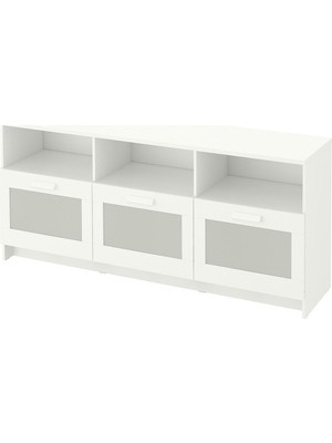IKEA Beyaz Fonksiyonel Tv Ünitesi 180X53 cm