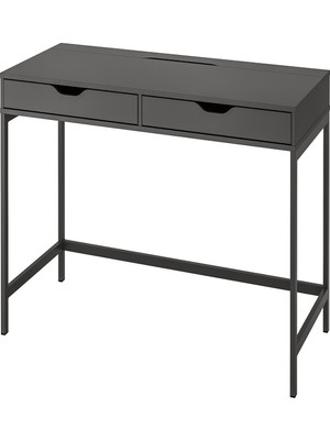 IKEA Gri Şık Çalışma Masası 132X58 cm