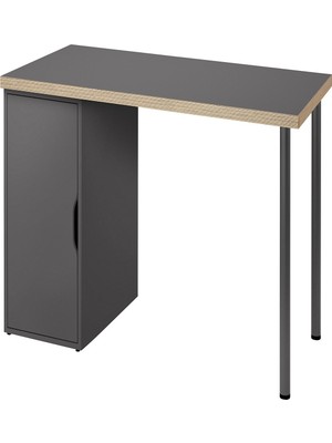 IKEA Gri Kullanışlı Çalışma Masası 120X60 cm
