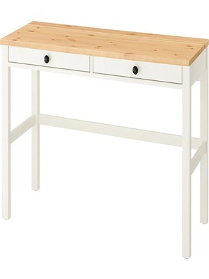 IKEA Beyaz Fonksiyonel Çalışma Masası 120X47 cm