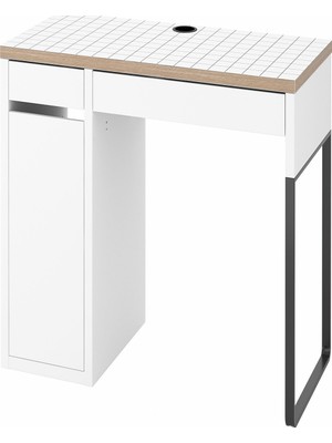 IKEA Beyaz Dayanıklı Çalışma Masası 105X50 cm