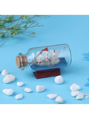 Elektronikçim Mini Boy Şişe Içerisinde Gemi Maketi