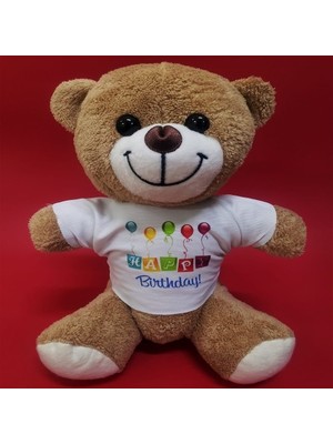 Elektronikçim Happy Birthday Tişörtlü Ayıcık