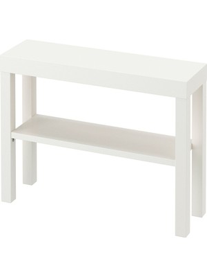 IKEA Beyaz Kullanışlı Tv Ünitesi 90X26X45 cm