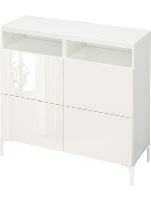 IKEA Beyaz Modern Tv Ünitesi 120X40X74 cm