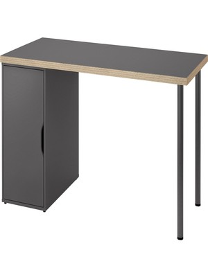 IKEA Gri Dayanıklı Çalışma Masası 140X60 cm