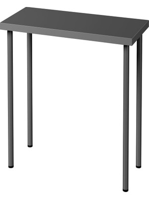 IKEA Gri Dayanıklı Çalışma Masası 100X45 cm