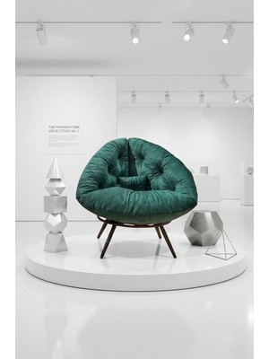 AVYNA Premium Lounge Berjer Koltuk Zümrüt Yeşil | Konforlu Tekli Koltuk | Tv, Kitap Okuma & Relax Koltuğu