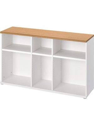 IKEA Beyaz Şık Tv Ünitesi 156X38X60 cm