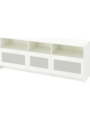 IKEA Beyaz Modern Tv Ünitesi 216X41X54 cm