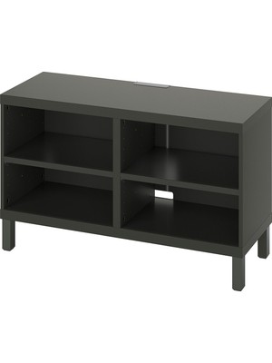 IKEA Gri Şık Tv Ünitesi 120X40X48 cm