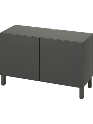 IKEA Gri Kullanışlı Tv Ünitesi 120X42X48 cm