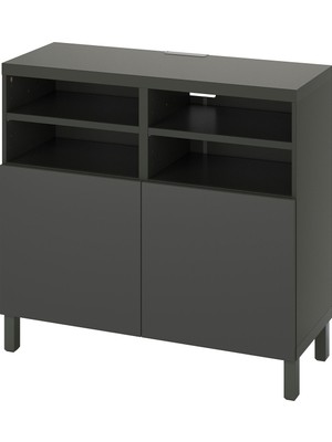 IKEA Gri Modern Tv Ünitesi 120X42X74 cm