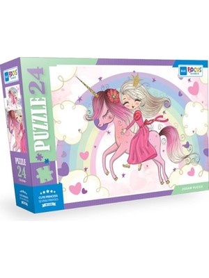 Wovna Blue Fus - Cute Princess (Sevimli Prenses) - Puzzle 24 Parça