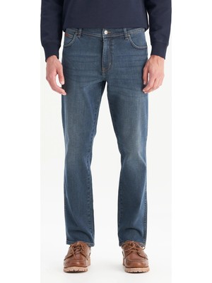Wrangler Texas Slim Denim Pantolon Dark Indigo