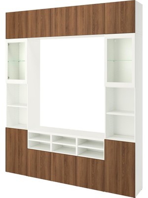 IKEA Beyaz Modern Tv Ünitesi 300X42X231 cm