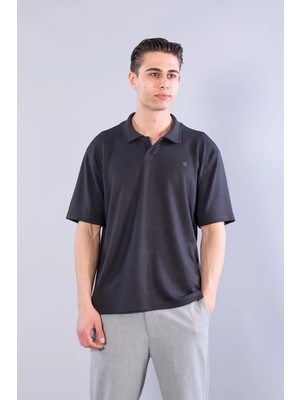 Mckanzie 4029 Yakalı Düğmesiz Modal T-Shirt