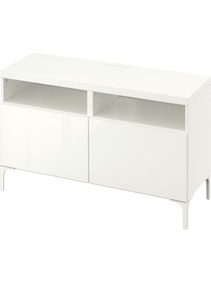 IKEA Beyaz Pratik Tv Ünitesi 120X42X48 cm