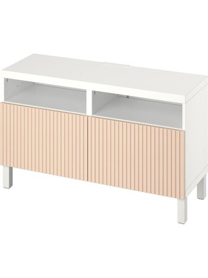 IKEA Beyaz Şık Tv Ünitesi 120X42X48 cm