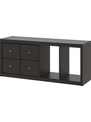 IKEA Venge Fonksiyonel Kitaplık Raf Ünitesi 42X147 cm