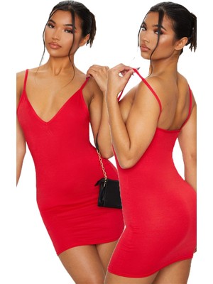 Feifei Askılı Mini Elbise