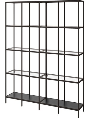 IKEA Venge Pratik Kitaplık Raf Ünitesi 200X36X175 cm