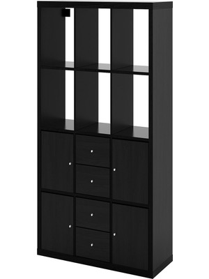IKEA Venge Modern Kitaplık Raf Ünitesi 112X147 cm