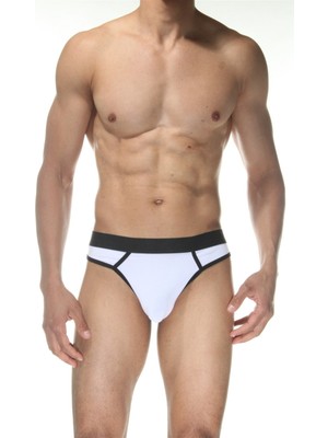 Afrodit AVM Beyaz Erkek Tanga Çamaşırı