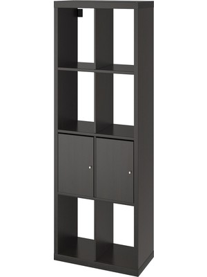 IKEA Venge Fonksiyonel Kitaplık Raf Ünitesi 77X147 cm