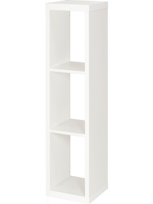 IKEA Beyaz Dayanıklı Kitaplık Raf Ünitesi 42X112 cm