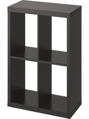 IKEA Venge Şık Kitaplık Raf Ünitesi 77X77 cm