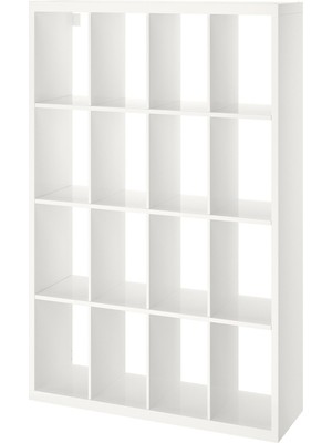 IKEA Beyaz Şık Kitaplık Raf Ünitesi 147X147 cm