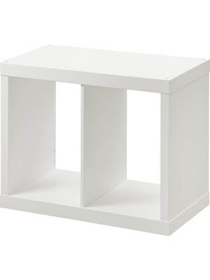 IKEA Beyaz Fonksiyonel Kitaplık Raf Ünitesi 77X41 cm