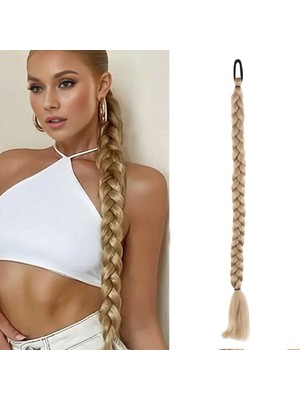 Senka Ikili Örgü Lastik Tokalı At Kuyruğu / Balköpüğü