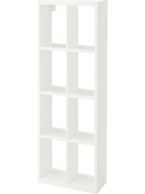 IKEA Beyaz Modern Kitaplık Raf Ünitesi 69X132 cm
