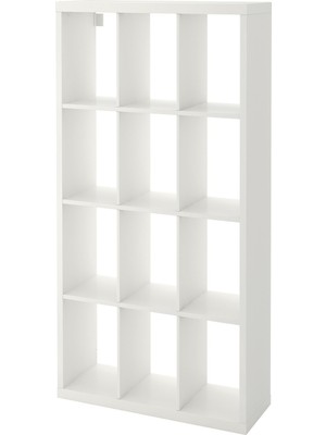 IKEA Beyaz Şık Kitaplık Raf Ünitesi 112X147 cm
