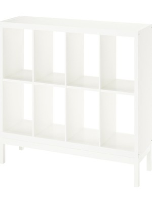 IKEA Beyaz Kullanışlı Kitaplık Raf Ünitesi 147X94 cm