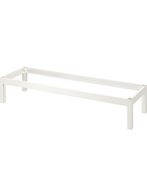 IKEA Beyaz Pratik Kitaplık Raf Ünitesi 146X39X18 cm