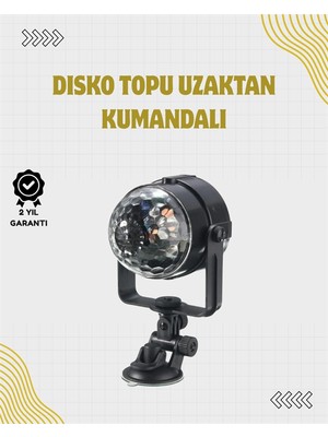 Marsilyan Uzaktan Kumandalı Ses Kontrollü LED Disko Işığı - Parti ve Kulüpler Için