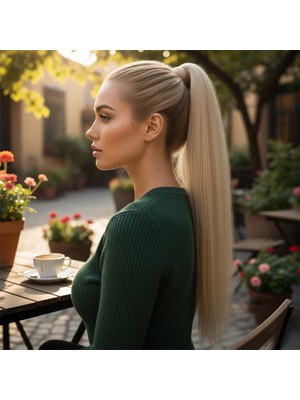 Senka Lastik Tokalı At Kuyruğu Düz / Balköpüğü Platin Röfle