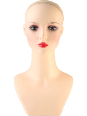 Senka Yeni Makyajlı Uzun Peruk Kafa Mankeni