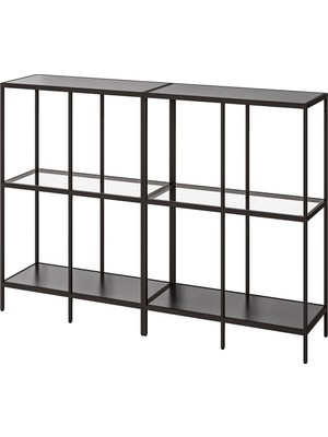 IKEA Venge Şık Kitaplık Raf Ünitesi 200X36X93 cm