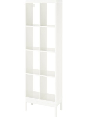 IKEA Beyaz Modern Kitaplık Raf Ünitesi 77X164 cm