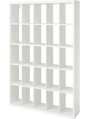 IKEA Beyaz Şık Kitaplık Raf Ünitesi 182X182 cm