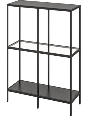 IKEA Venge Fonksiyonel Kitaplık Raf Ünitesi 100X93 cm
