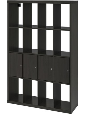 IKEA Venge Şık Kitaplık Raf Ünitesi 147X147 cm