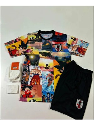 Japonya Tsubasa Özel Konsept Çocuk Forması 4'lü Set