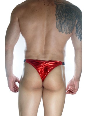Belirtilmemiş Erkek Arkası Büzgülü Kırmızı Brazillian Slip