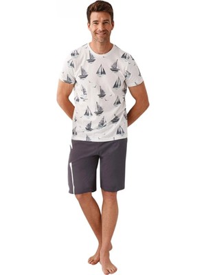Marsilyan Baba-Oğul Seti Erkek Ikili Pijama Takım  AR3670-S